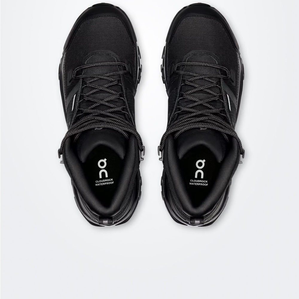 On Running Black Athletic Shoes - Picture 2 of 6